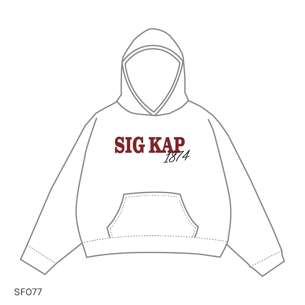 SF077 White Hoodie