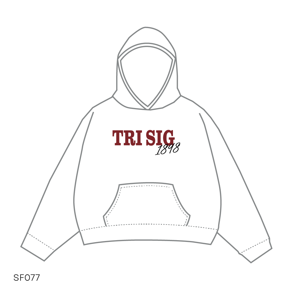 SF077 White Hoodie