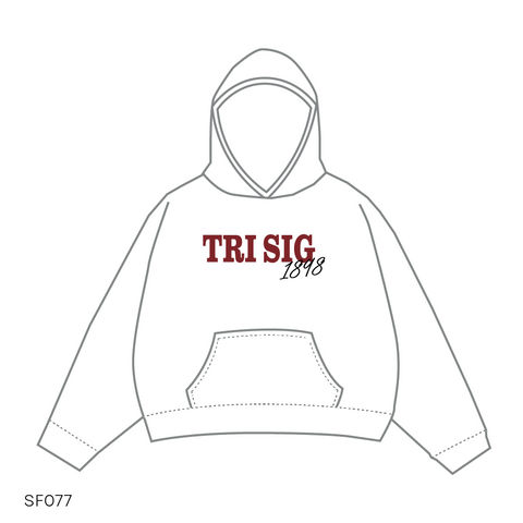 SF077 White Hoodie