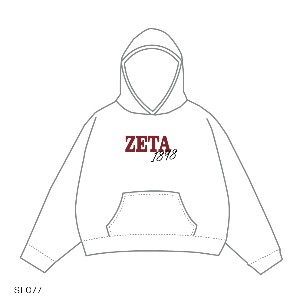 SF077 White Hoodie