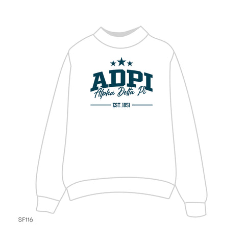 SF116 Mockneck White