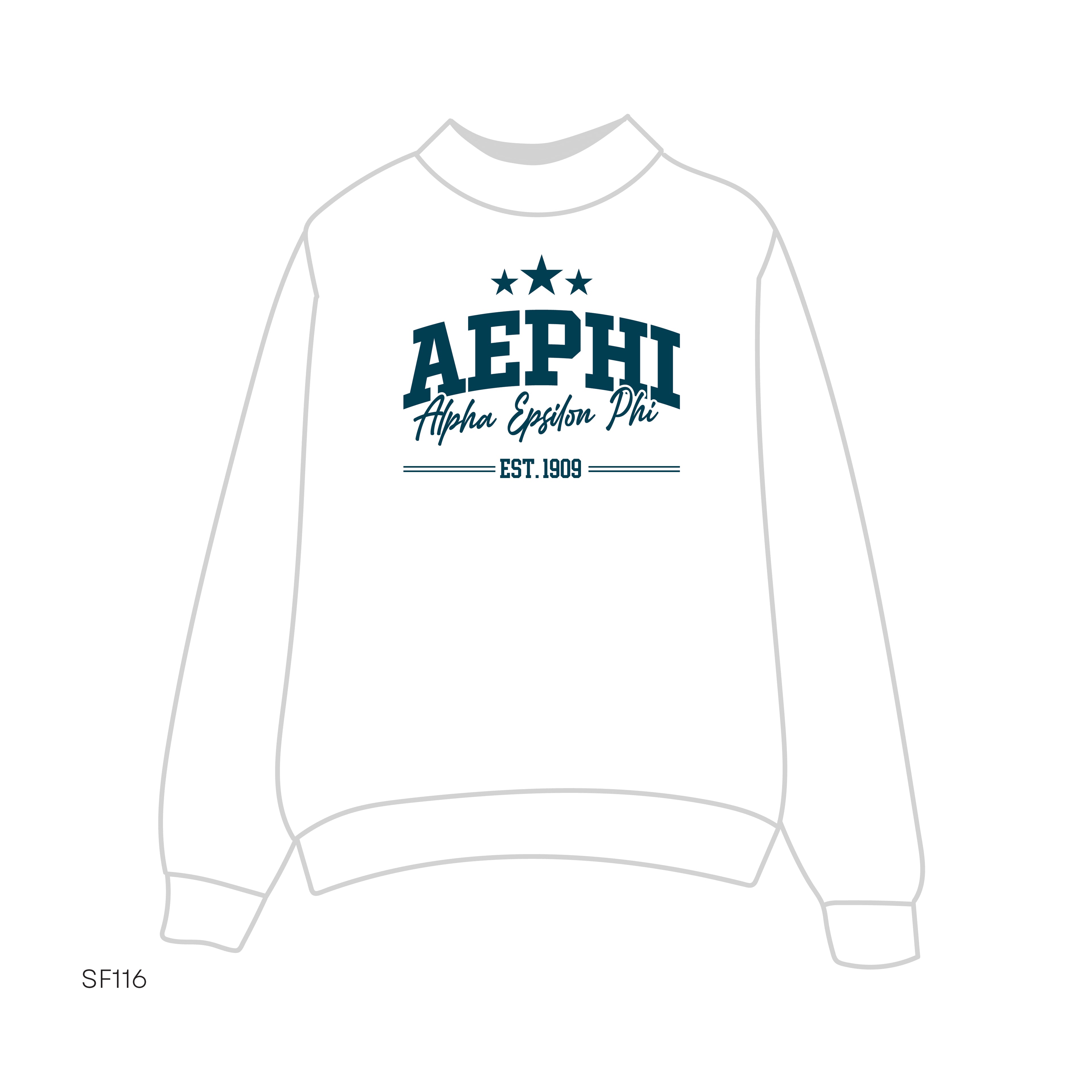 SF116 Mockneck White