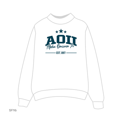 SF116 Mockneck White