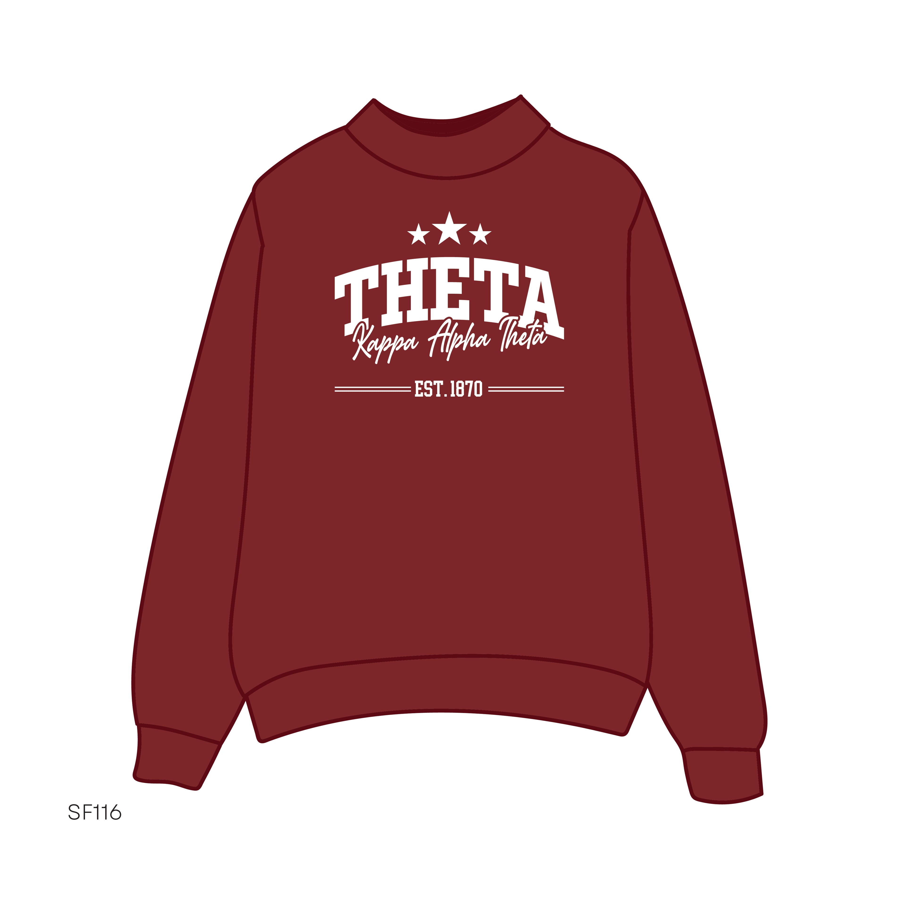 SF116 Mockneck Red