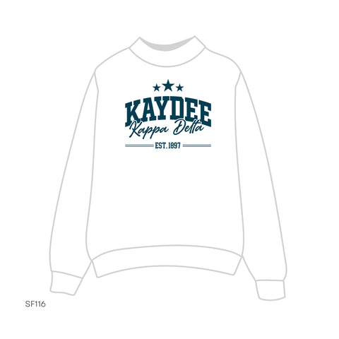 SF116 Mockneck White