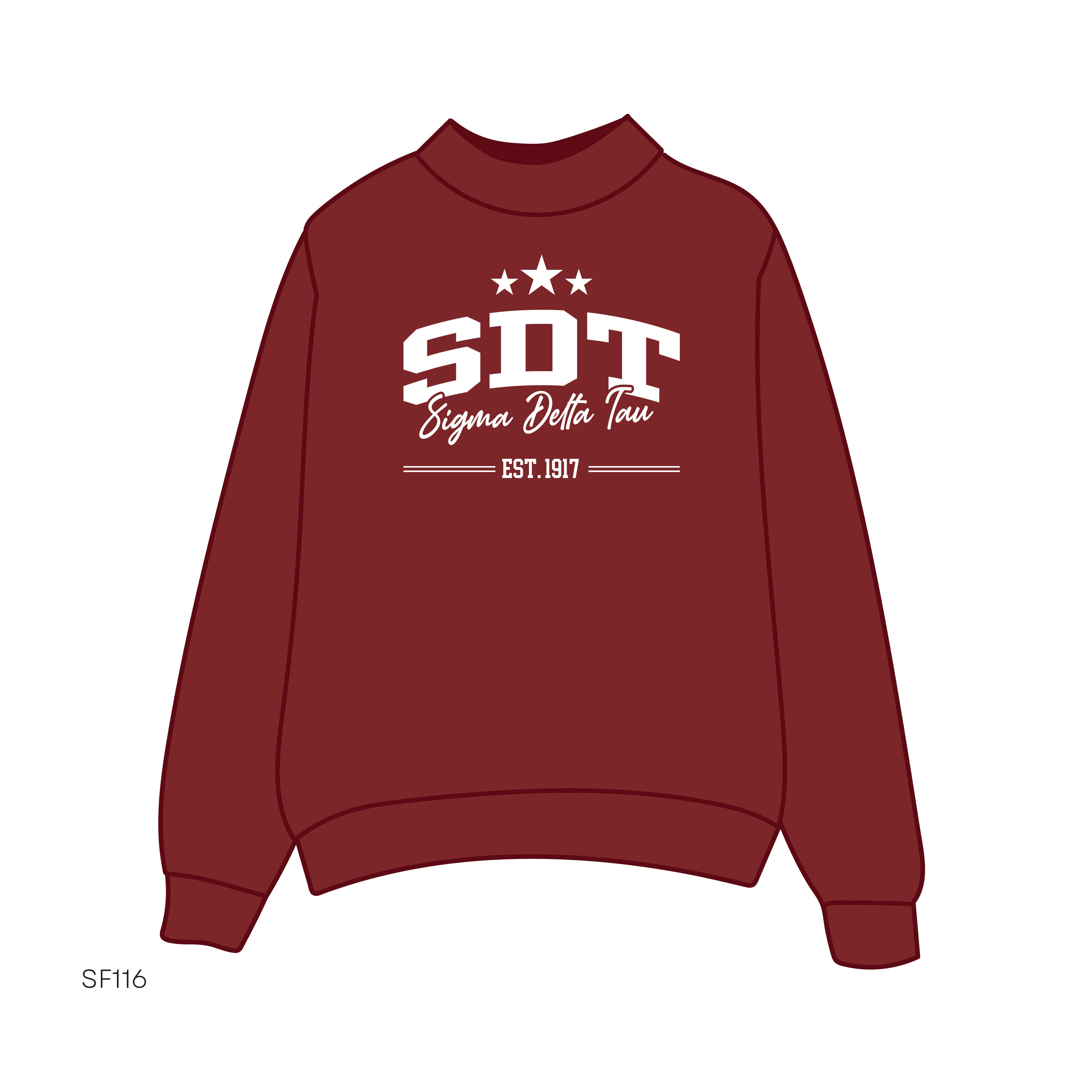 SF116 Mockneck Red
