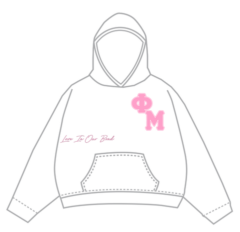 HG-0474 - Phi Mu Alpha Beta x U of A - Embroidered Hoodie