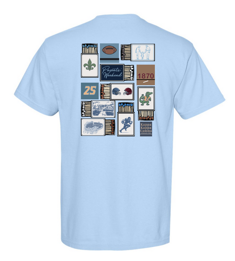 HG-0467 - University of Florida x Kappa Kappa Gamma Pocket Tee