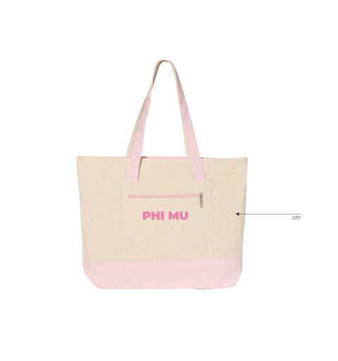 H3G-1029 - Boise State University - Phi Mu Tote Bag