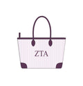 H3G-1798 - Clemson University - Zeta Tau Alpha Tote Bag