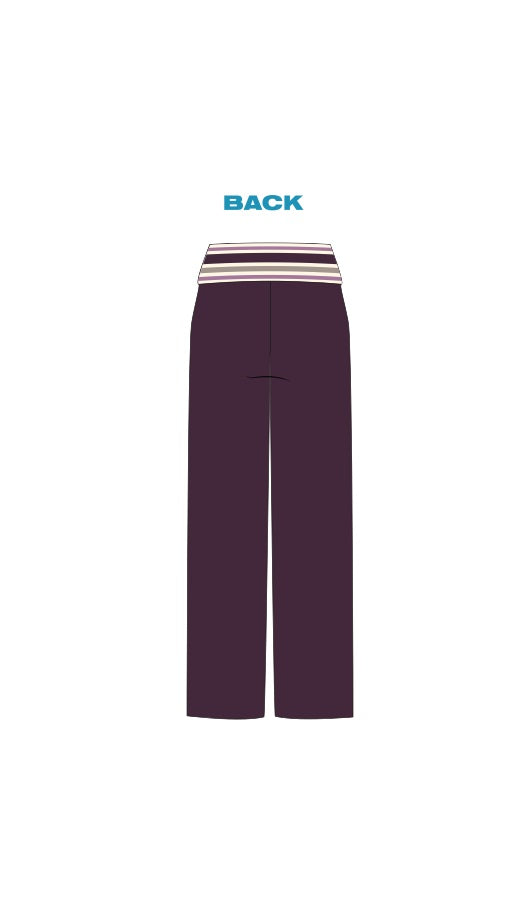 H3G-2036 - Florida International University - Phi Mu Fold Over Pants