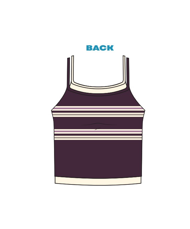 H3G-2036 - Florida International University - Phi Mu Double Strap Tank