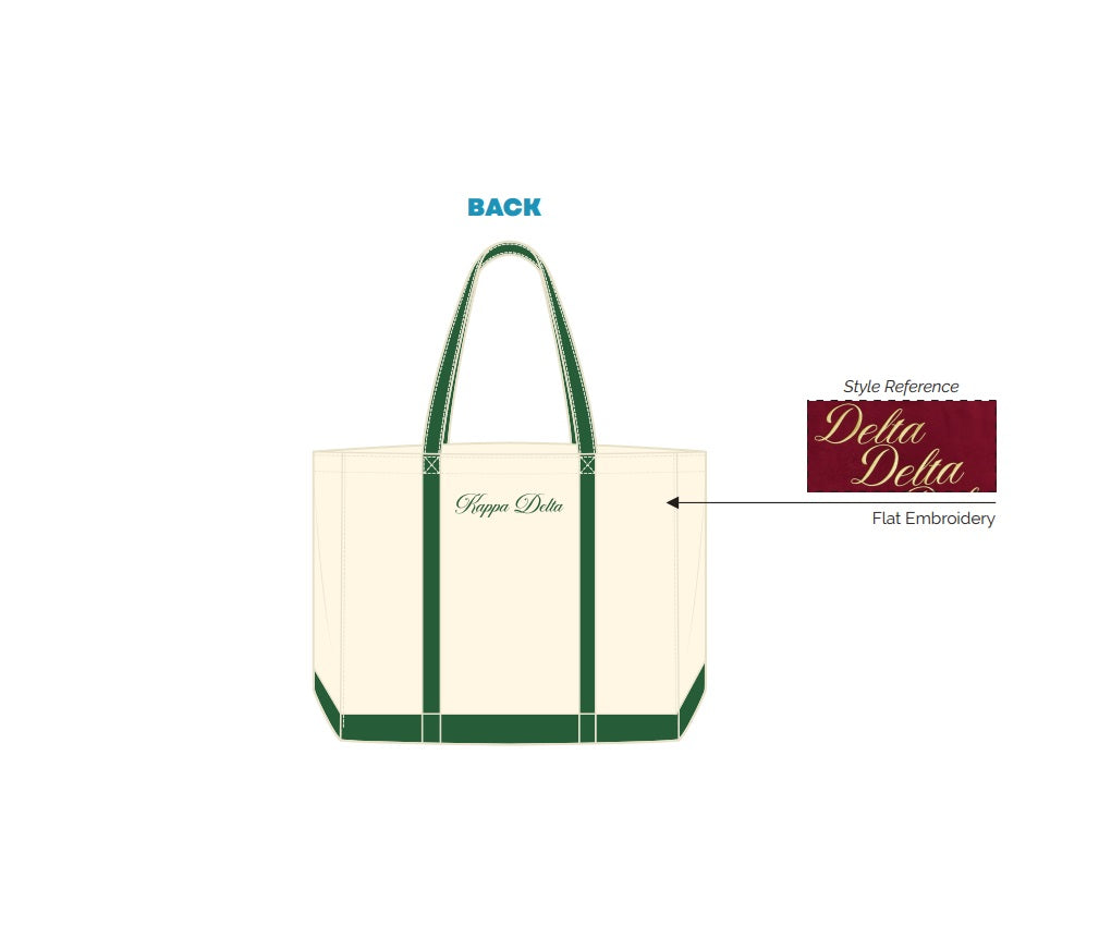 H3G-2074 - University of California, Los Angeles - Kappa Delta Tote Bag