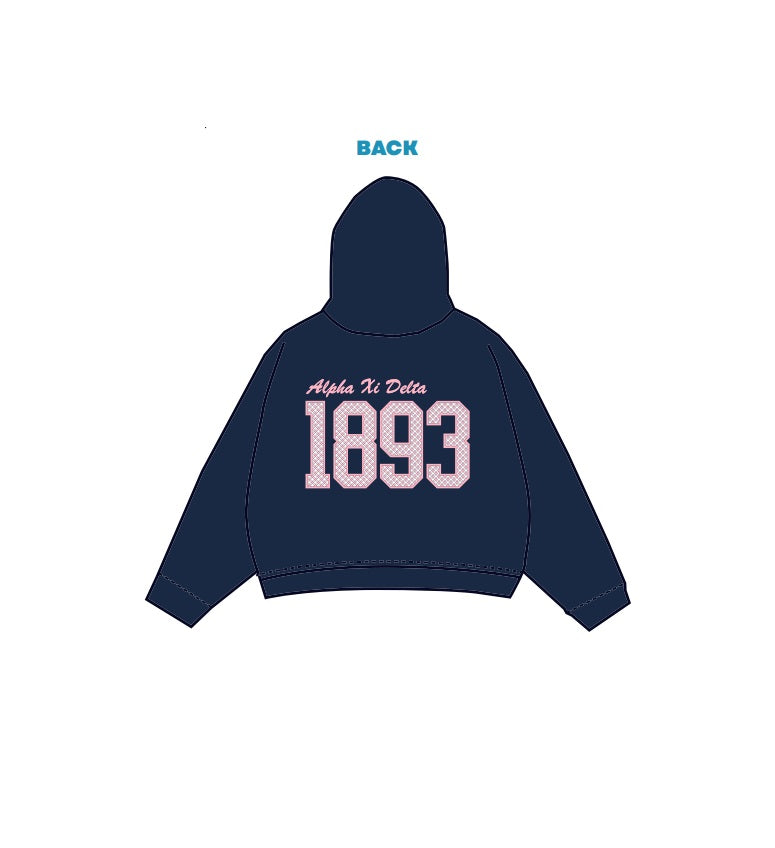 H3G-2122 - University of Wisconsin-Madison - Alpha Xi Delta Hoodie