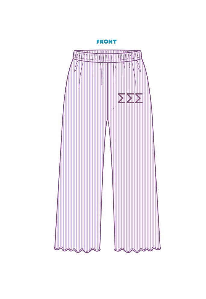 H3G-2339 - University of Pittsburgh - Sigma Sigma Sigma Pajama Pants