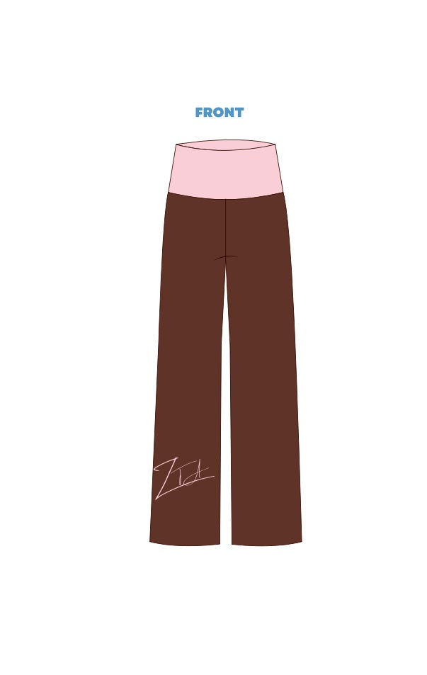 H3G-2389 - University of Wisconsin-Madison - Zeta Tau Alpha Fold Over Pants