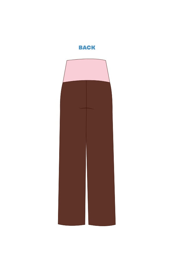 H3G-2389 - University of Wisconsin-Madison - Zeta Tau Alpha Fold Over Pants