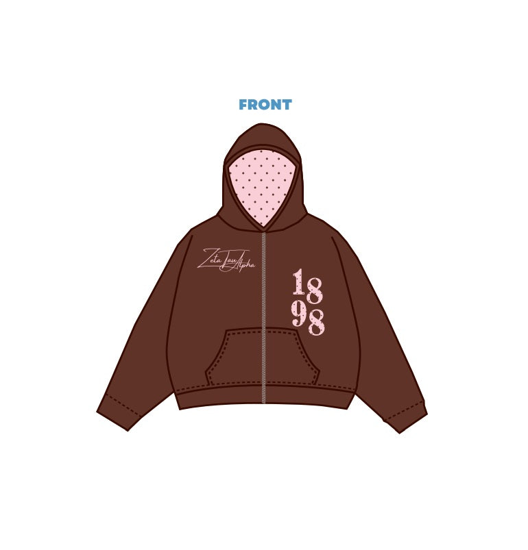 H3G-2389 - University of Wisconsin-Madison - Zeta Tau Alpha Hoodie