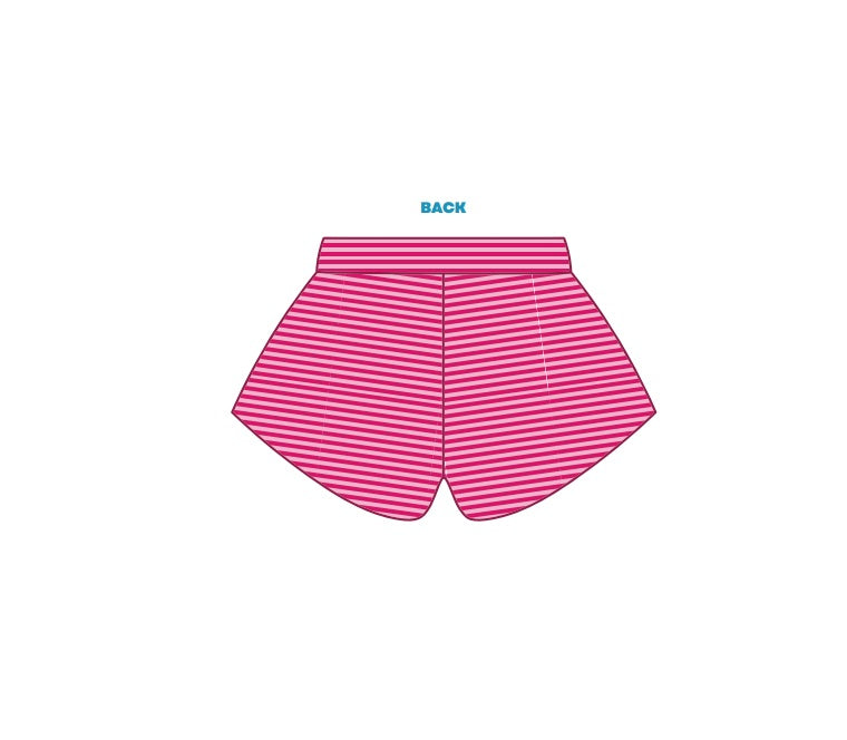 H3G-2488 - University of Memphis - Phi Mu Booty Shorts