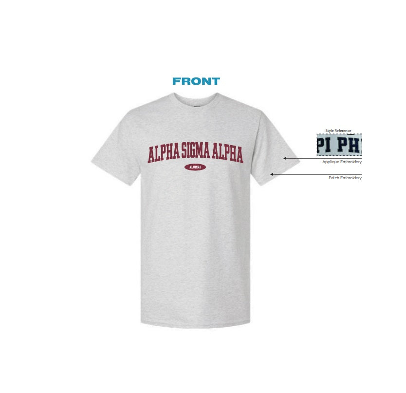 H3G-2608 - Missouri State University - Alpha Sigma Alpha Alumna Tee