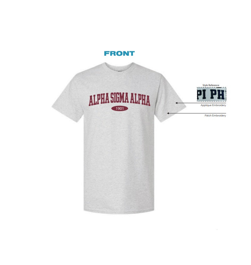 H3G-2608 - Missouri State University - Alpha Sigma Alpha 1901 TEE