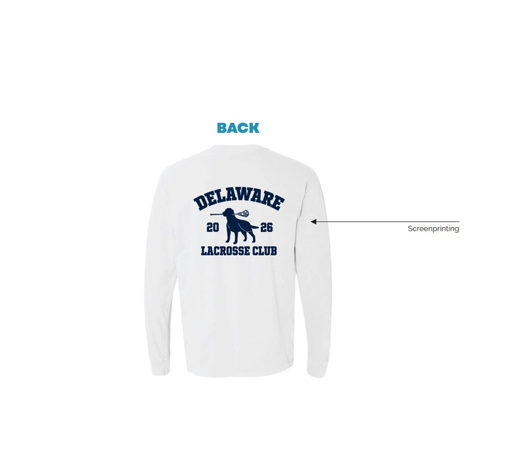H3G-2646 - University of Delaware - Delaware Lacrosse Club Long Sleeves Tee