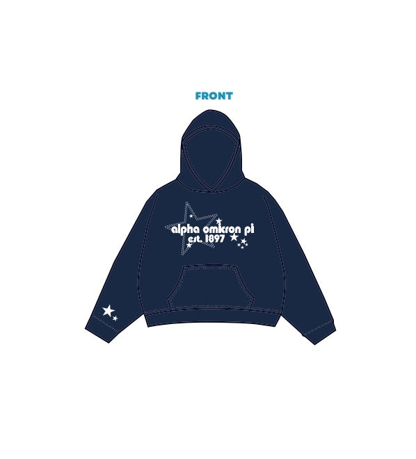 H3G-2679 - Duquesne University - Alpha Omicron Pi Hoodie