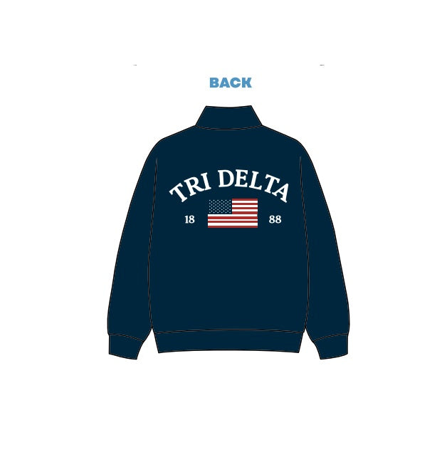 H3G-2688 - University of Iowa - Delta Delta Delta Quarter Zip
