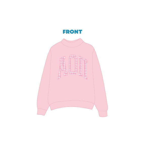 H3G-2739 - Clemson University - Alpha Omicron Pi Mockneck