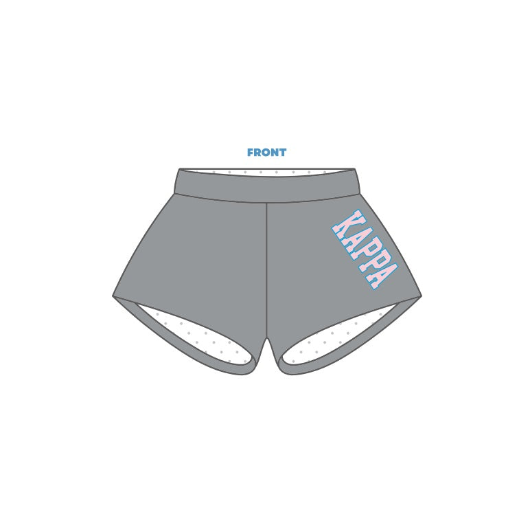 H3G-2738 - Dartmouth College - Sorority Booty Shorts- Applique Embroidery + Sublimated Inner Lining