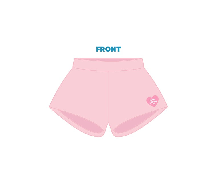 H3G-2739 - Clemson University - Alpha Omicron Pi Booty Shorts