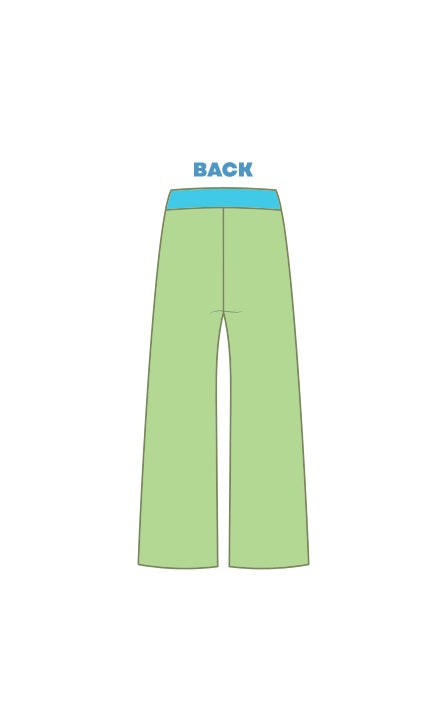 H3G-2738 - Dartmouth College - Sorority Sweatpants (Light Green) - Screen Print