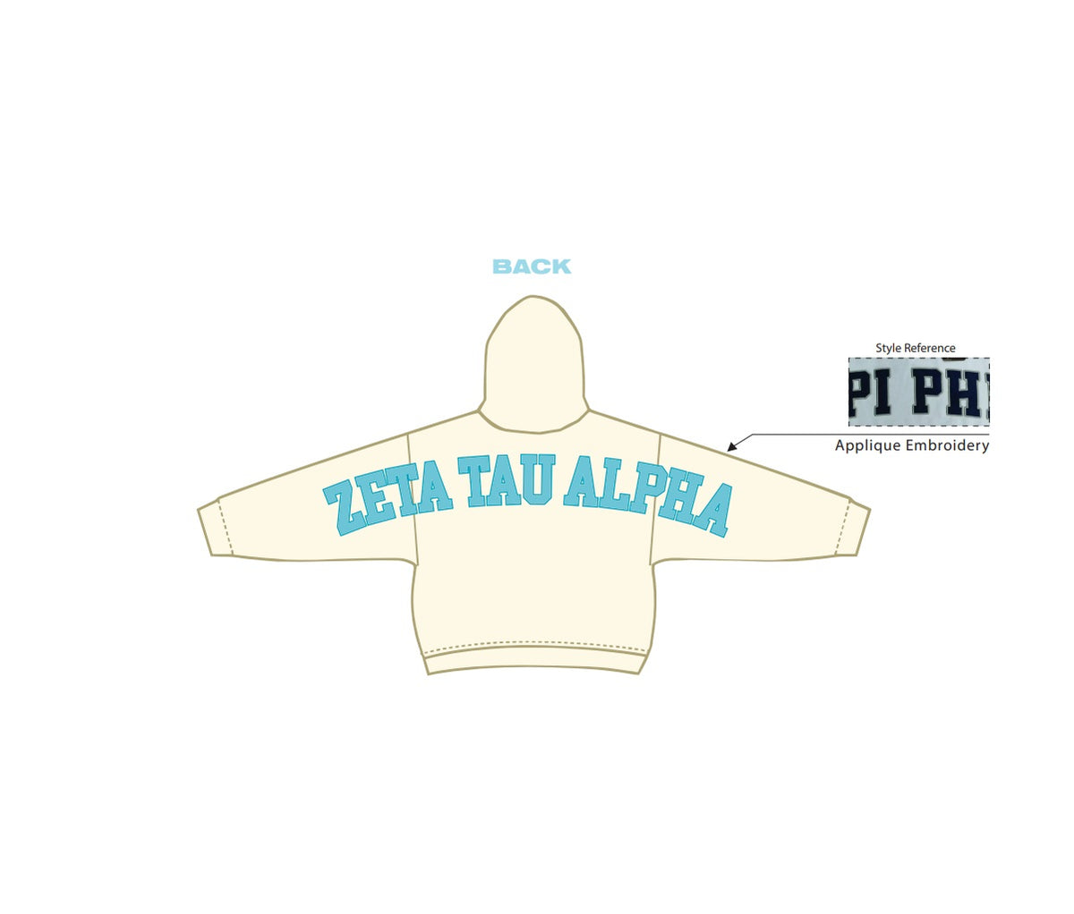 H3G-2872 - UNIVERSITY OF WASHINGTON - Zeta Tau Alpha Hoodie