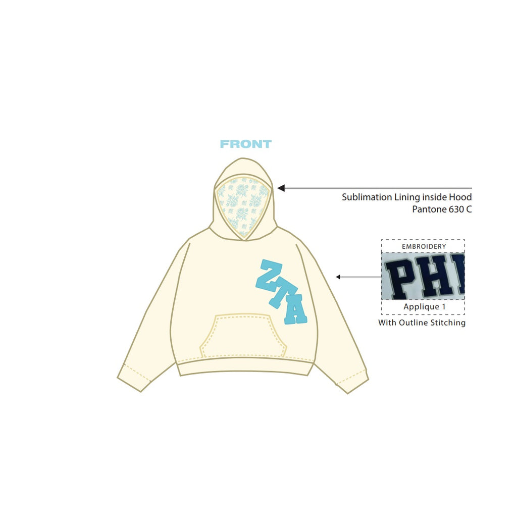 H3G-2872 - UNIVERSITY OF WASHINGTON - Zeta Tau Alpha Hoodie