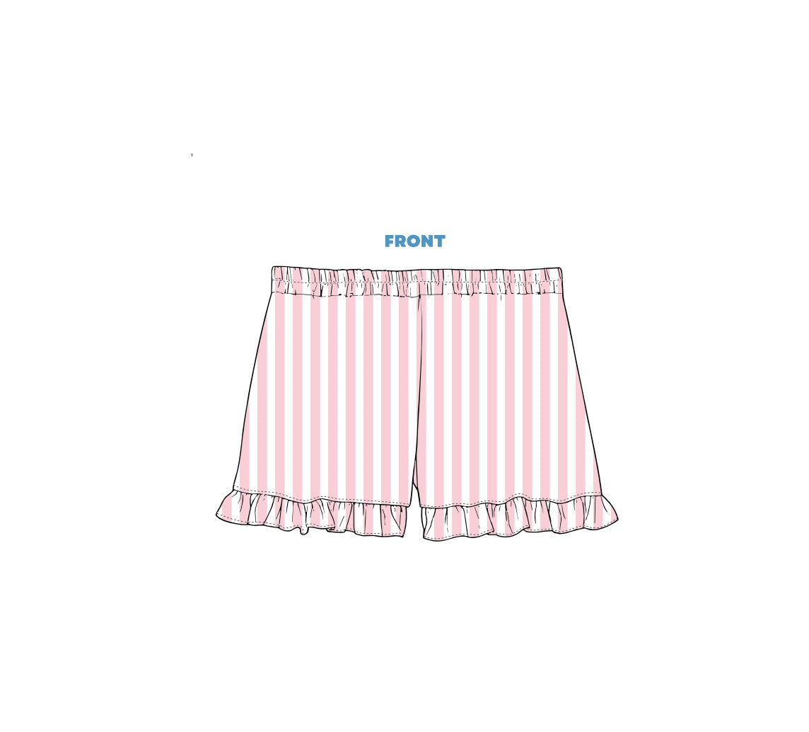 H3G-2899 - University of South Carolina - Alpha Gamma Delta PJ Shorts