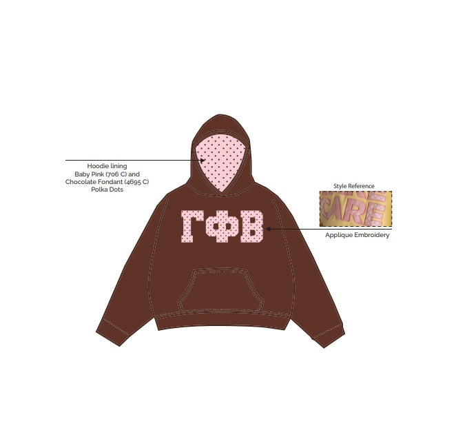 H3G-2906 - University of Kentucky - Gamma Phi Beta Hoodie