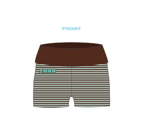 H3G-0898 - Purdue University - Tri Delta Fold Over Shorts