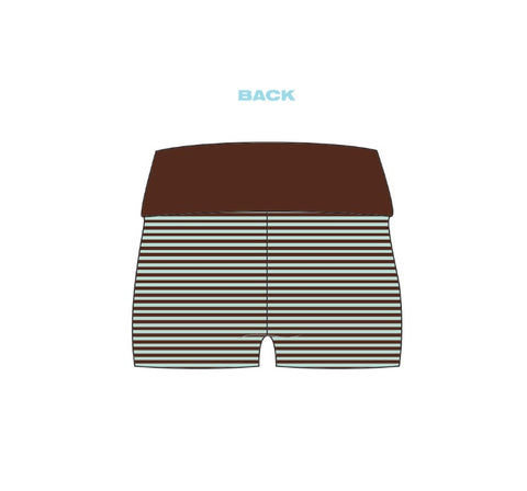 H3G-0898 - Purdue University - Tri Delta Fold Over Shorts