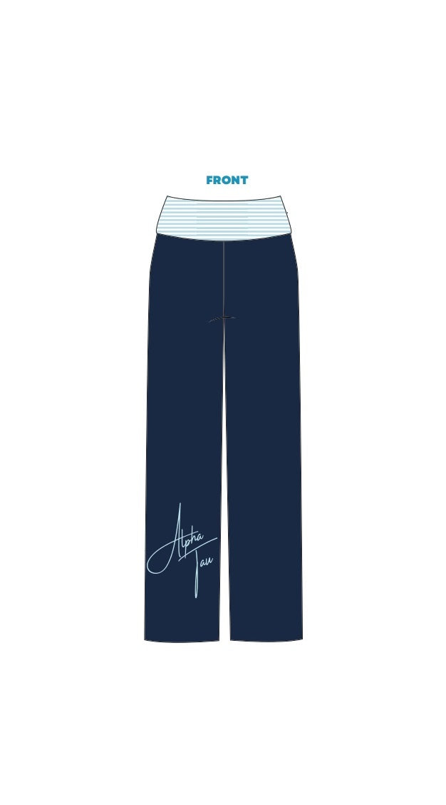H3G-2004 - James Madison University - Alpha Sigma Tau Fold Over Pants