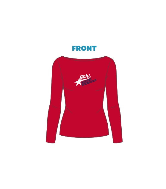 H3G-2404 - Miami University - Miami Ice Skating Club Boat Neck Long Sleeve