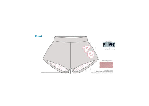 H3G-0649-University of Montana-Alpha phi-Shorts