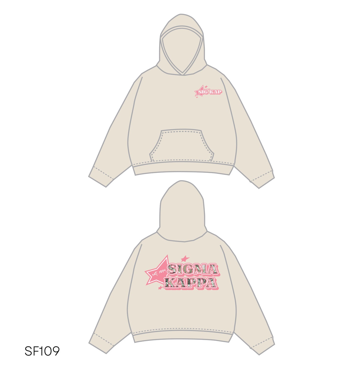 SF019 Tan Hoodie
