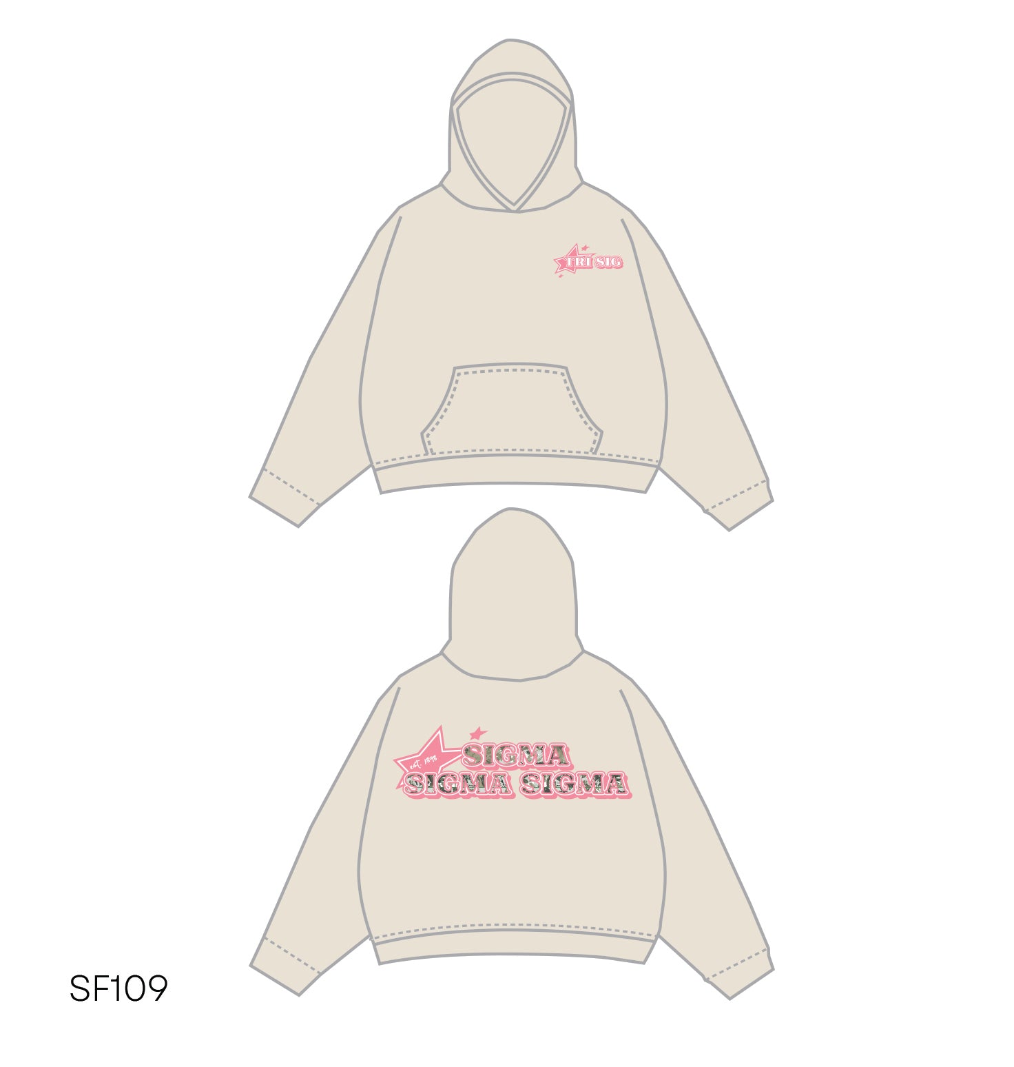 SF019 Tan Hoodie