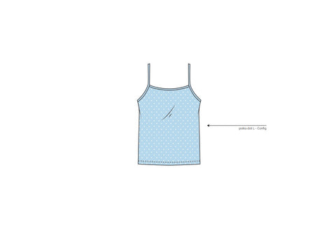 H3G-0172-West Virginia University-Alpha Omicron Pi-Strappy tank Full length