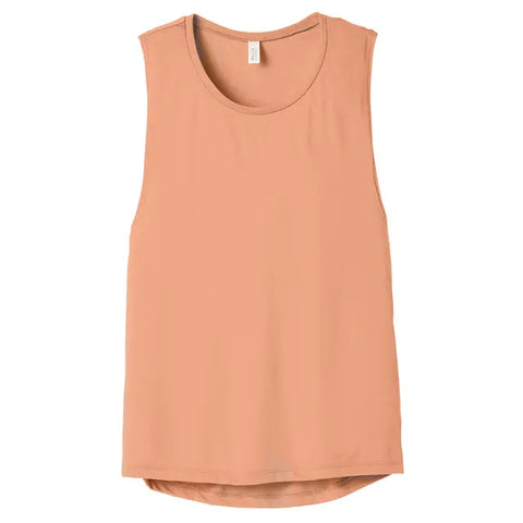 Bella + Canvas Ladies' Flowy Scoop Muscle Tank
