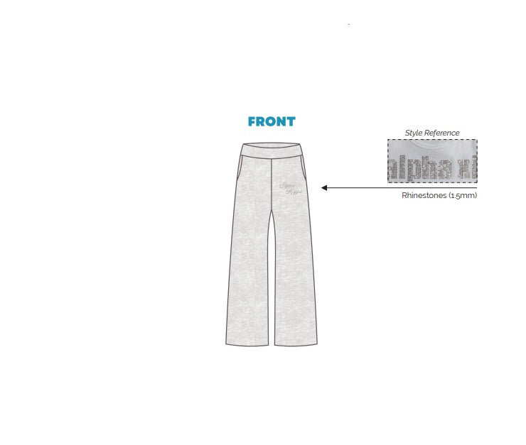 H3G-1854-Ohio University-Sigma Kappa-WIDELEG SWEATPANTS