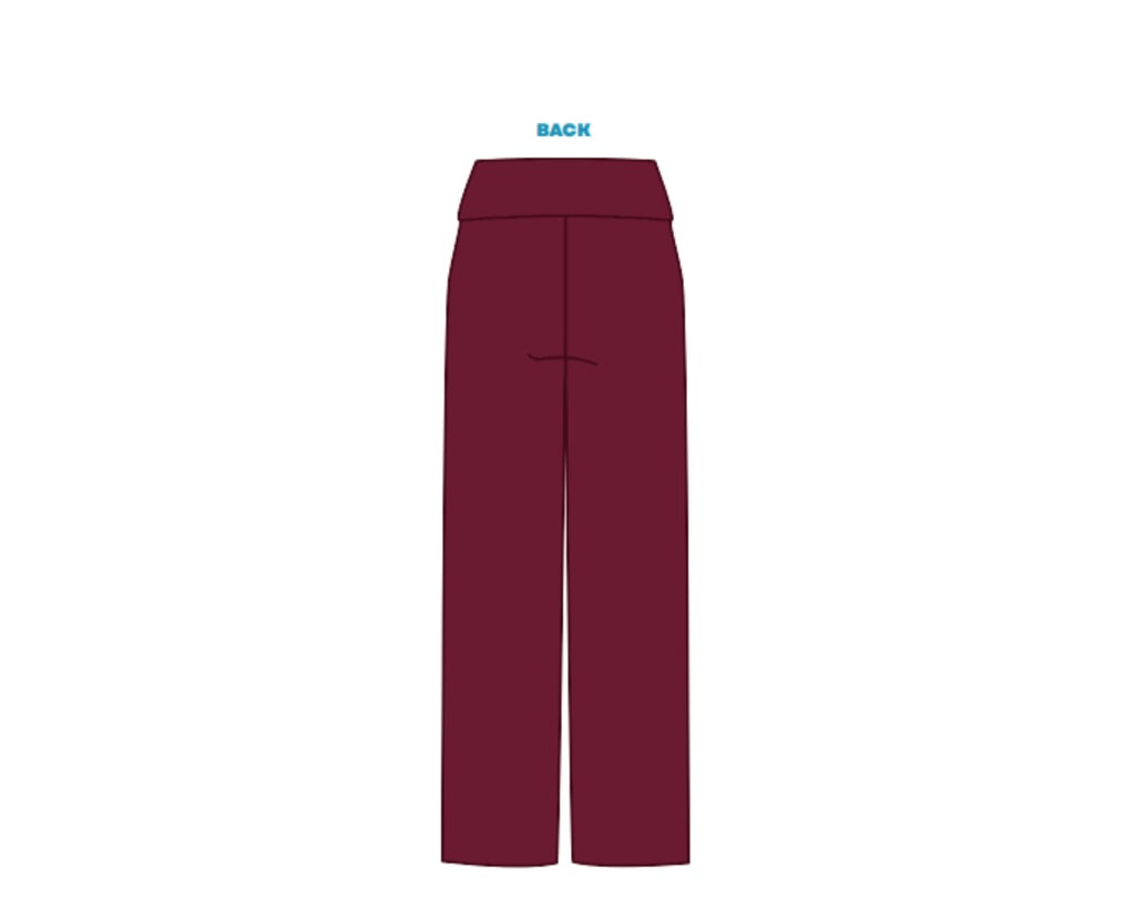 H3G-1847-Indiana University Bloomington-Sigma Kappa- FOLD OVER WIDE LEG PANTS