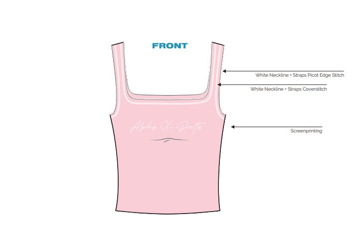 H3G-1704-Eastern Washington University-Alpha Xi Delta-SQUARE NECK TANK
