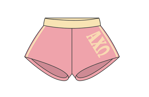 The Ohio State University - Alpha Chi Omega Pink Shorts