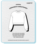 CROPPED CREWNECK SWEATSHIRT